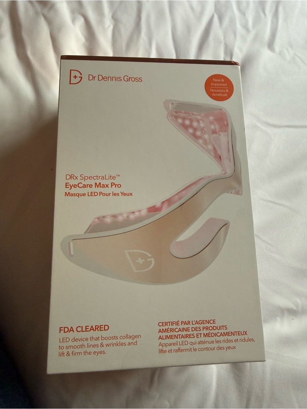 Dr Dennis Gross Spectralite EyeCare Max Pro LED Eye Mask — Pink
